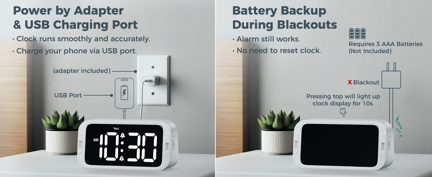 clock for bedroom