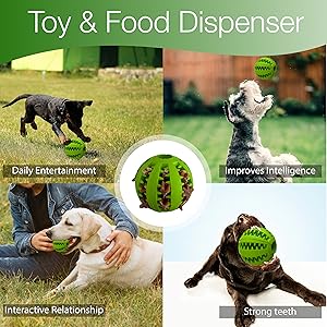 Emporium Pets Dog Dental Chew Toy, Dog Toys, Dog Chew Toys for Puppy, Dog Chew Toys for Aggressive Chewers, Dog Toothbrush Toy, Dog Teething Toys, Dog Chew Toys food dispencer