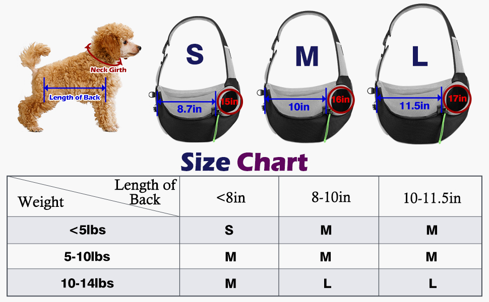 Pawaboo Pet Dog Sling Carrier