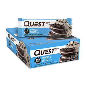 Protein Bar Cookies & Cream, 12 Bars