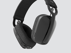 A close up angle zoom of Zone Vibe 100 Graphite