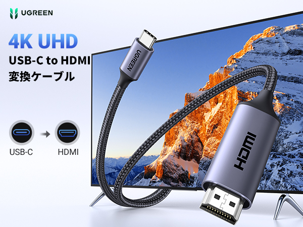 USB Type C HDMI Converter Cable