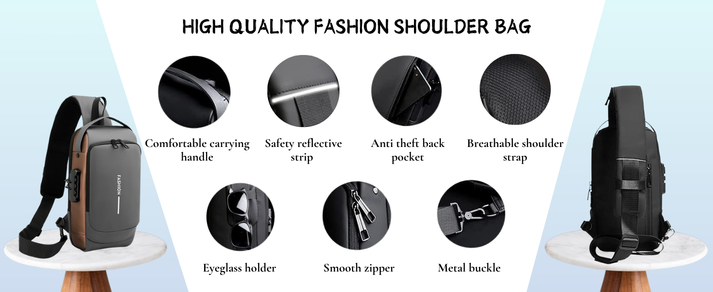 Messenger Shoulder Backpack