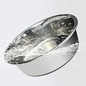 SUOXU Thick Stainless Steel Dog Bowls Easy to clean