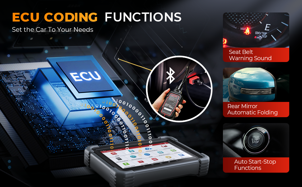 LAUNCH X431 Plus with PROG3 Tool, All-System Diagnostics, ECU Coding Scan Tool, 39+ Services