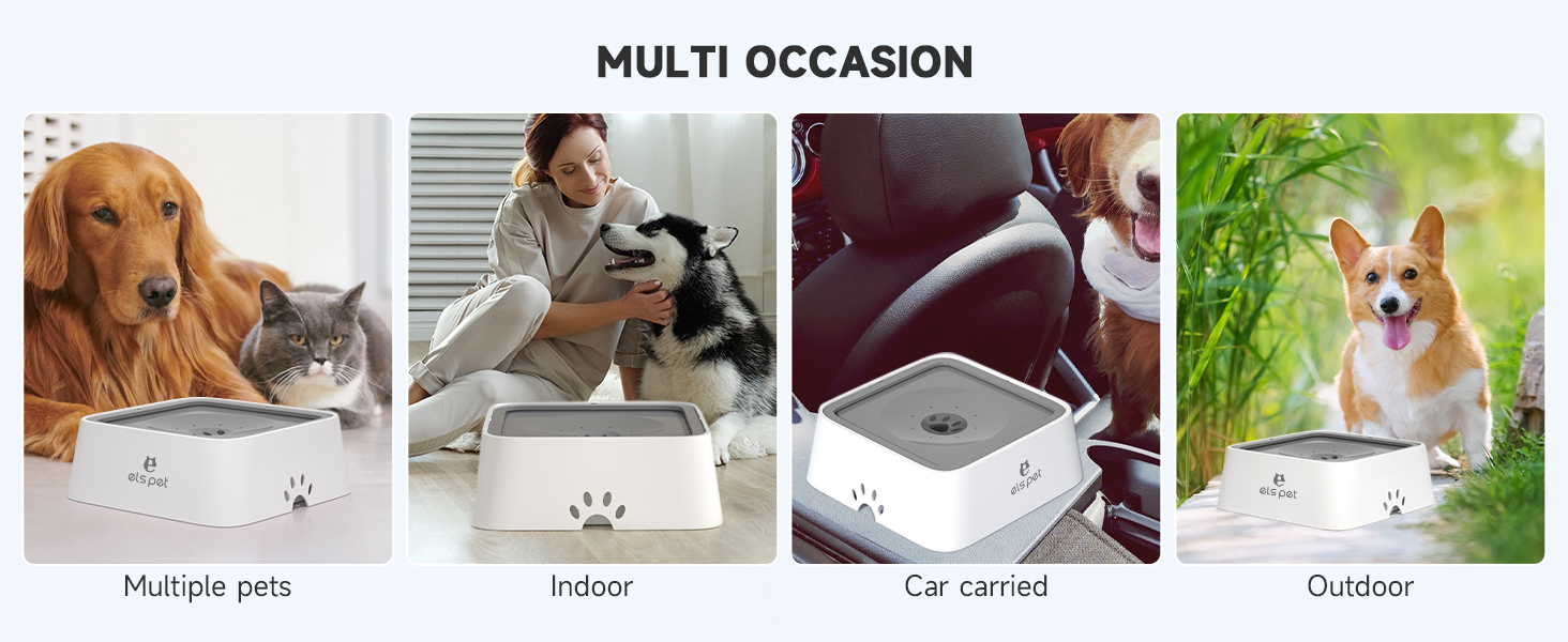 ELS PET Dog Water Bowl with Filter dog water bowl