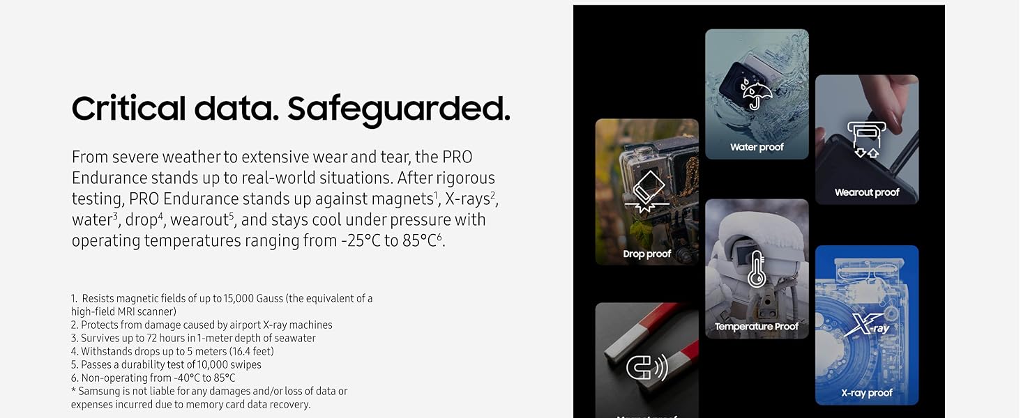 Samsung PRO Endurance Micro SDXC