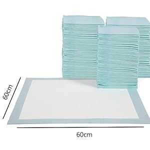 TBM Puppy Pads Large Size Pack of 50 60 x 60 Large Size 60x60cm