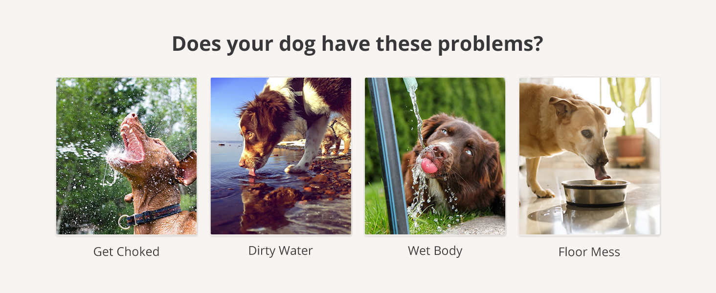 Petace Dog Water Bowl, Non Spill Pet Water Bowl Dog Water Bowl