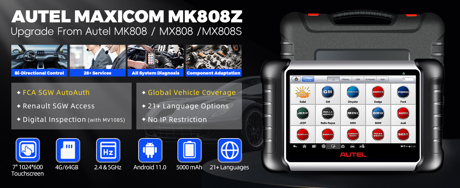 Autel Scanner MaxiCOM MK808Z