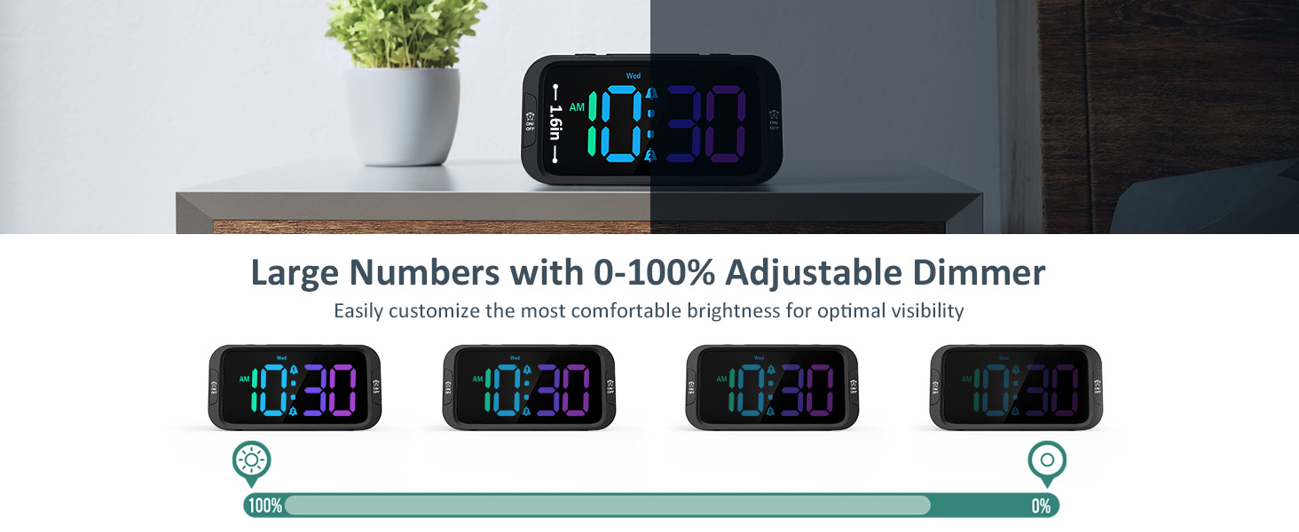 alarm clocks for bedrooms