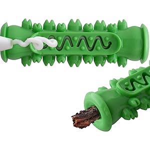 Emporium Pets Dog Dental Chew Toy, Dog Toys, Dog Chew Toys for Puppy, Dog Chew Toys for Aggressive Chewers, Dog Toothbrush Toy, Dog Teething Toys, Dog Chew Toys Dog