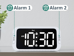 alarm clocks
