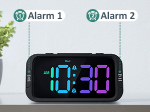 alarm clocks