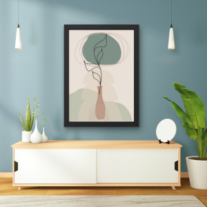 Abstract art with frame