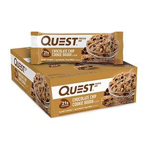 Protein Bar, Chocolate Chip Cookie Dough, 12 Bars