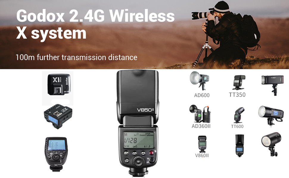 Godox V850II V850 Flash for Sony Canon Nikon