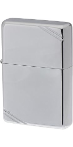 Zippo Lighter Flat Top Chrome Polished 260