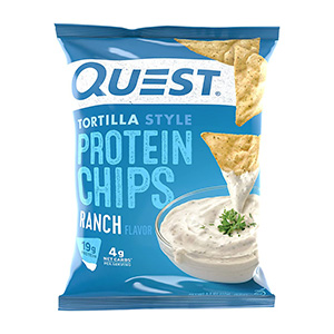 Tortilla Style Protein Chips, Ranch (Pack of 8)