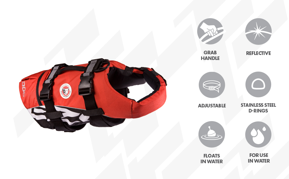 EZYDOG DFD Life Jacket Superior Buoyancy with Rescue Handle module-2-dfd