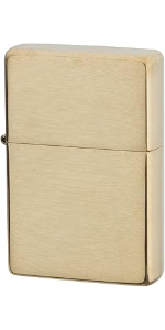Zippo Lighter Flat Top Brass 240CC