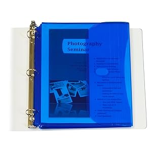 C-Line Poly Binder Pockets