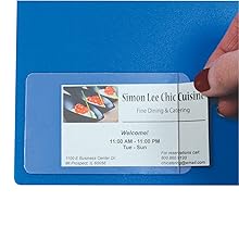 Self-Adhesive Business Card Holders