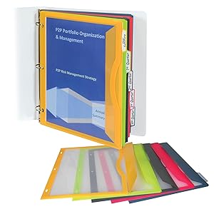 Write-on Binder Pockets