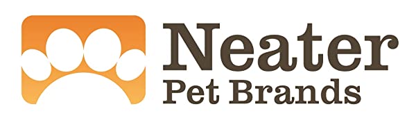 Neater Pet Brands Hammered Stainless Steel Pet Bowl Neater Pet Brands Logo