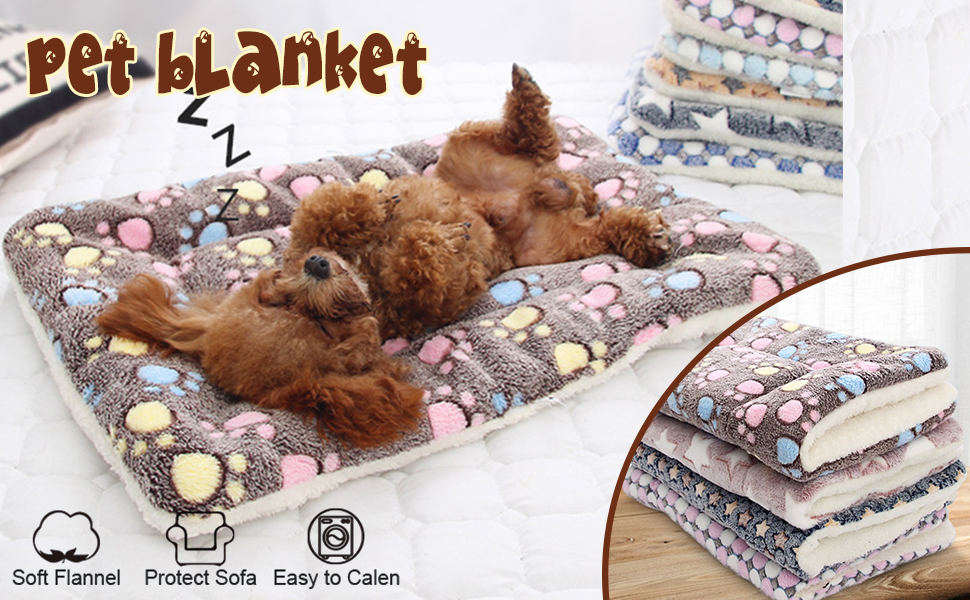 Vejaoo Dog Bed Mattress soft dog blanket